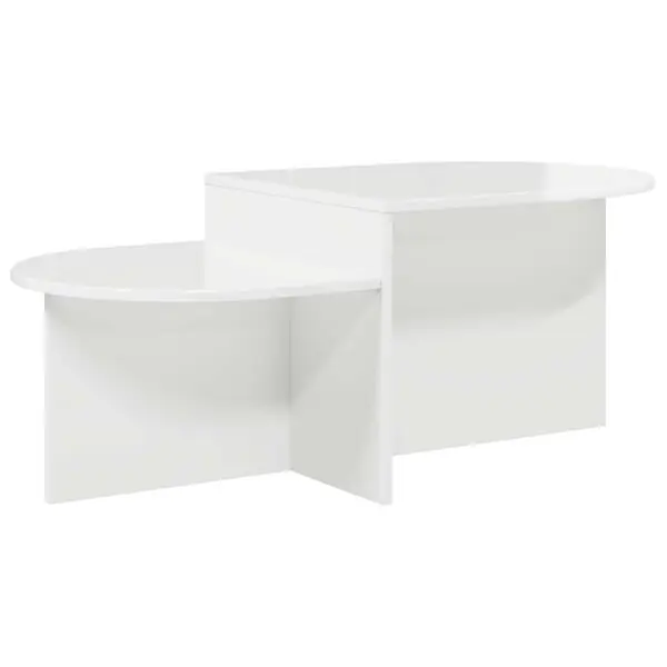 Rabatter vidaXL Kaffeebord Vit högglans 100 x 50 x 40 cm Konstruerat trä