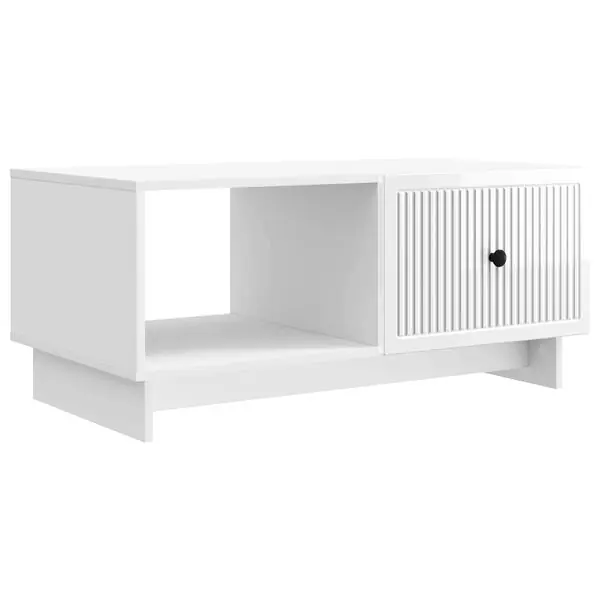 Outlet vidaXL Kaffeebord Vit högglans 90 x 50 x 40 cm Konstruerat trä