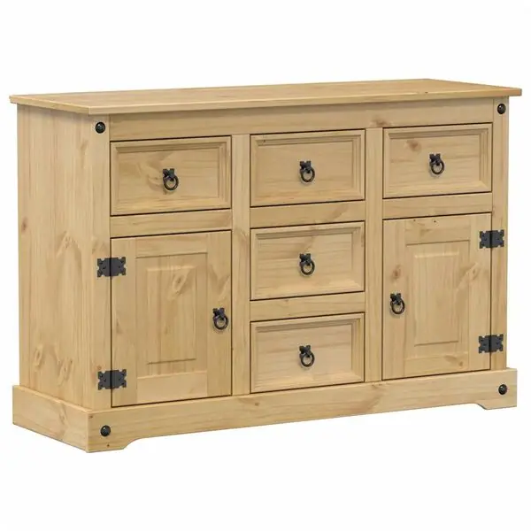 I lager vidaXL Skänk Corona 112x40x75 cm massiv furu