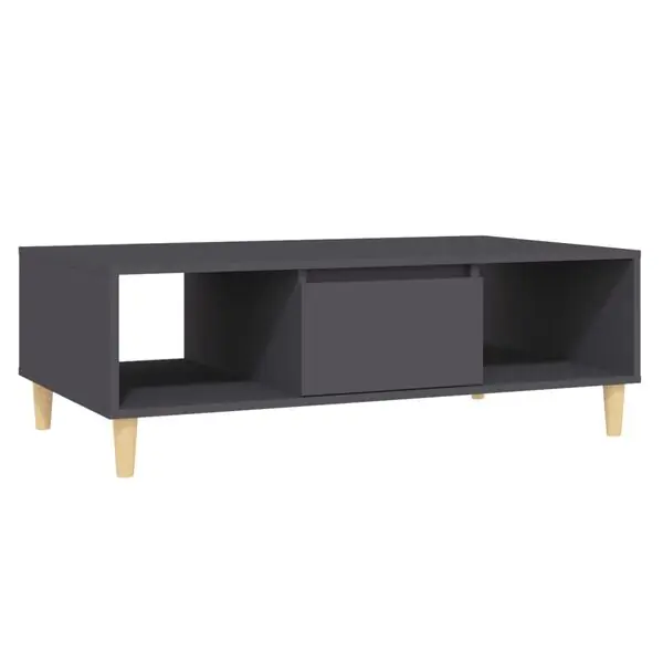 vidaXL Soffbord grå 103,5x60x35 cm konstruerat trä Extra rabatt
