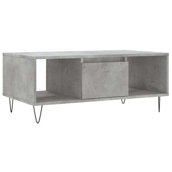 vidaXL Soffbord betonggrå 90x50x36,5 cm konstruerat trä Billig