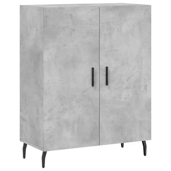 Snabb leverans vidaXL Skänk betonggrå 69,5x34x90 cm konstruerat trä