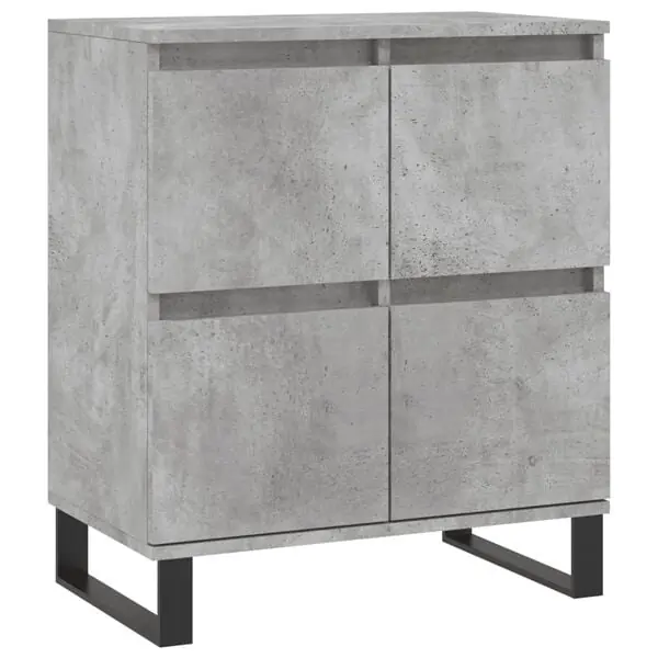 Beställ nu vidaXL Byrå betonggrå 60x35x70 cm konstruerat trä