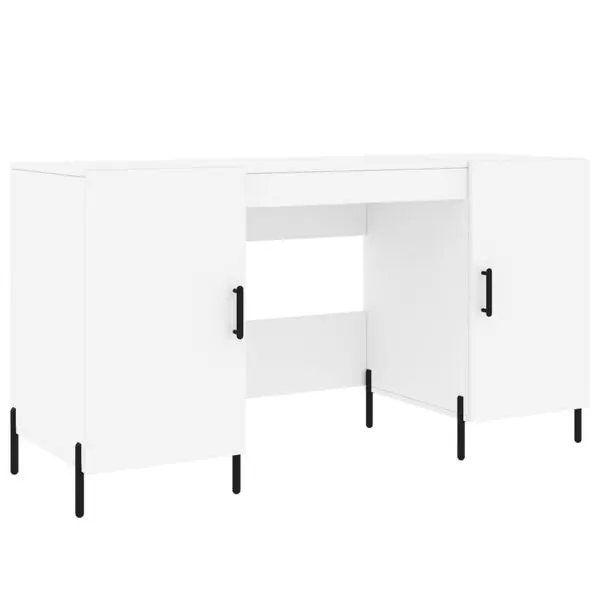 Beställ nu vidaXL Skrivbord vit 140x50x75 cm konstruerat trä