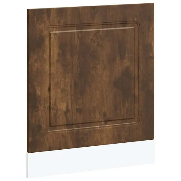 vidaXL Diskmaskinspanel rökfärgad ek 60x1,5x57 cm konstruerat trä Erbjudande