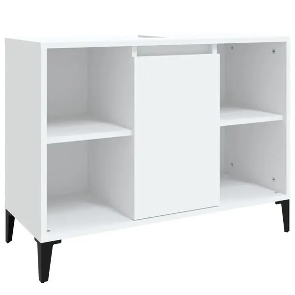 Köp nu vidaXL Tvättställsskåp vit 80x33x60 cm konstruerat trä