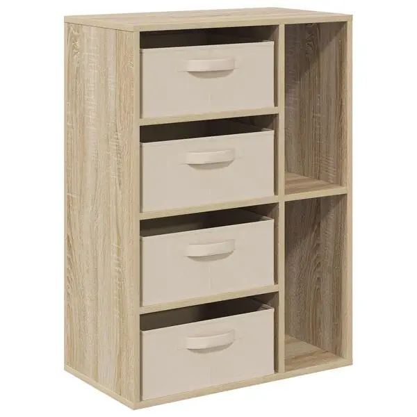 Populär vidaXL Sideboard med låda Sonoma-ek 60 x 33,5 x 84 cm