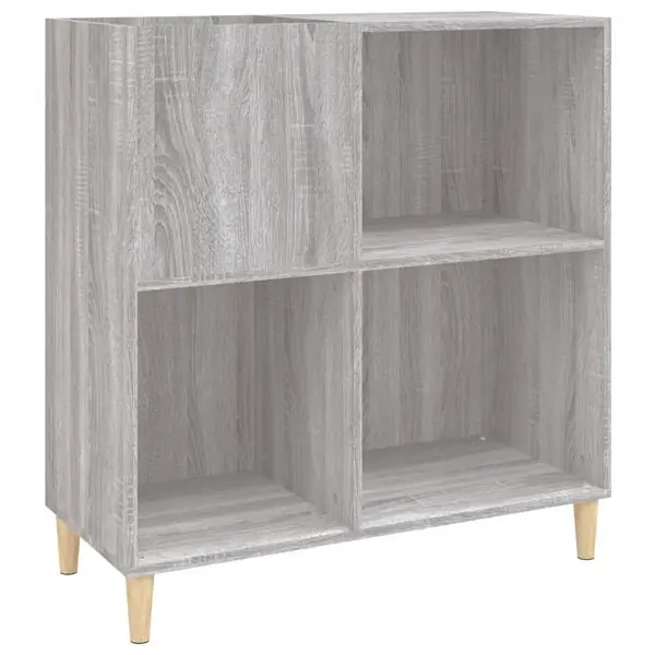 Köp nu vidaXL Stereobänk grå sonoma 84,5x38x89 cm konstruerat trä