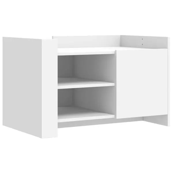 vidaXL Soffbord vit 80x50x50 cm konstruerat trä Outlet
