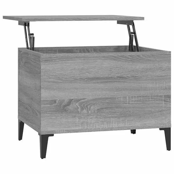 vidaXL Soffbord grå sonoma 60x44,5x45 cm konstruerat trä Kundfavorit