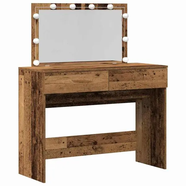 Erbjudandepris vidaXL Smyckebord Gammalt trä 100 x 40 x 120 cm Konstruerat trä