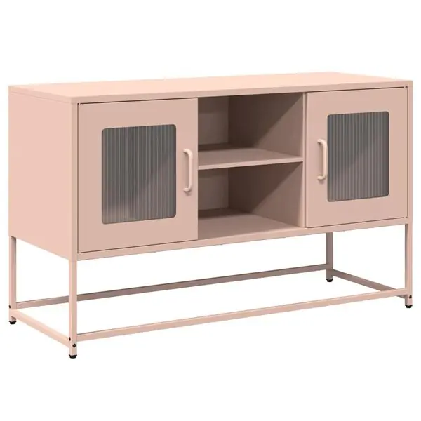 Utförsäljning vidaXL TV-skåp rosa 100,5x39x60,5 cm stål