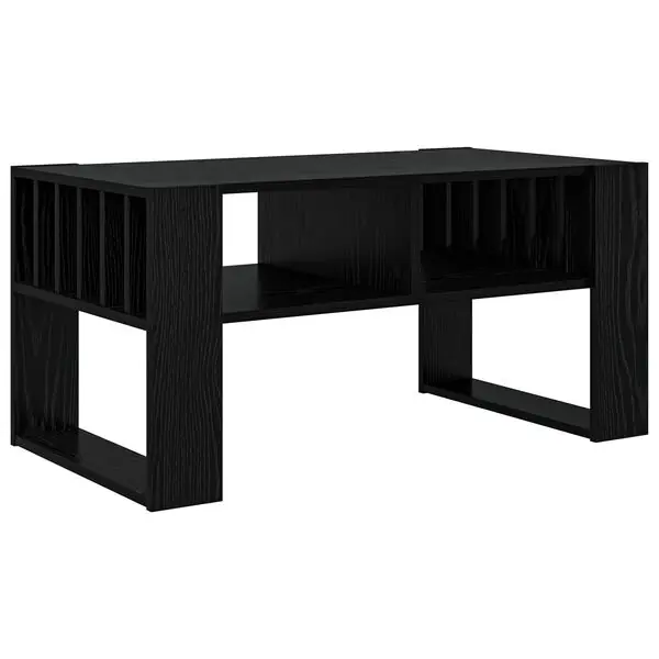 vidaXL Kaffeebord Svart Ek 92 x 49,5 x 45 cm Konstruerat trä Begränsad tid