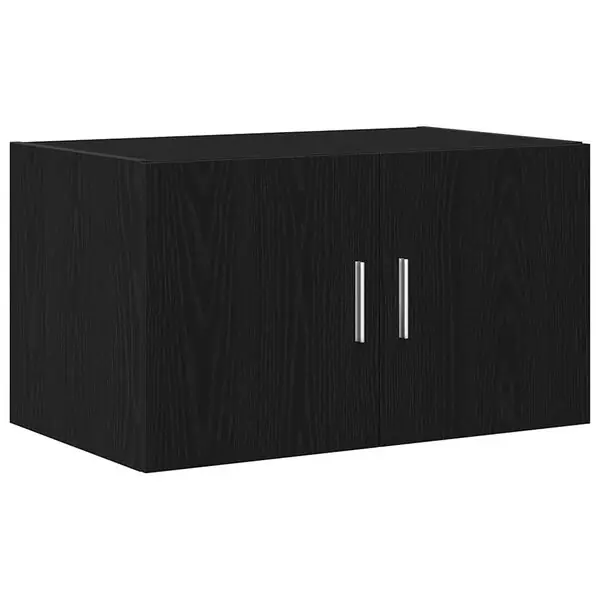 vidaXL Väggskåp Svart ek 70 x 42.5 x 40 cm Konstruerat trä Nedsatt pris