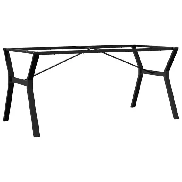 Billigare vidaXL Bordsben för matbord Y-ram 160x80x73 cm stål
