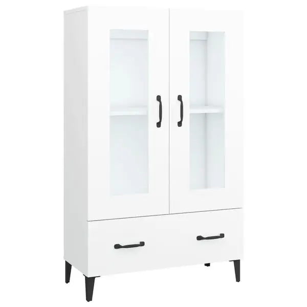 vidaXL Skänk vit 70x31x115 cm konstruerat trä Begränsat antal