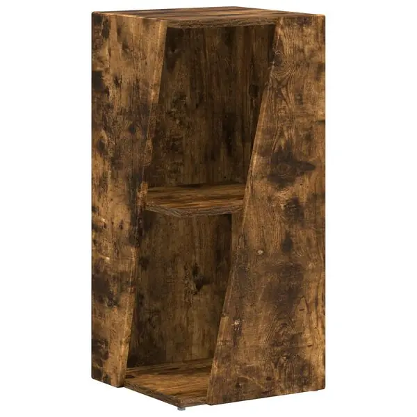 Lägg i varukorgen vidaXL Sidobrett Rökt ek 33 x 32 x 70,5 cm Konstruerat trä