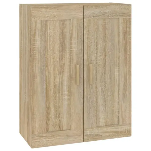 Erbjudande vidaXL Väggskåp sonoma-ek 69,5x32,5x90 cm konstruerat trä