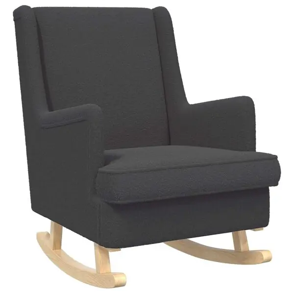 vidaXL Gungstol Mörkgrå 62 x 80 x 85 cm Sjöfåls tyg Reapris