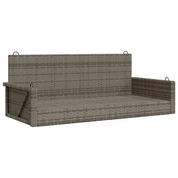 Nedsatt pris vidaXL Gungbänk grå 119x56x48 cm konstrotting