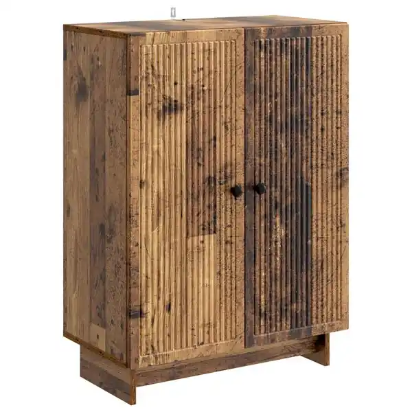 vidaXL Sideboard Gammalt trä 66 x 34,5 x 90 cm Konstruerat trä Premium
