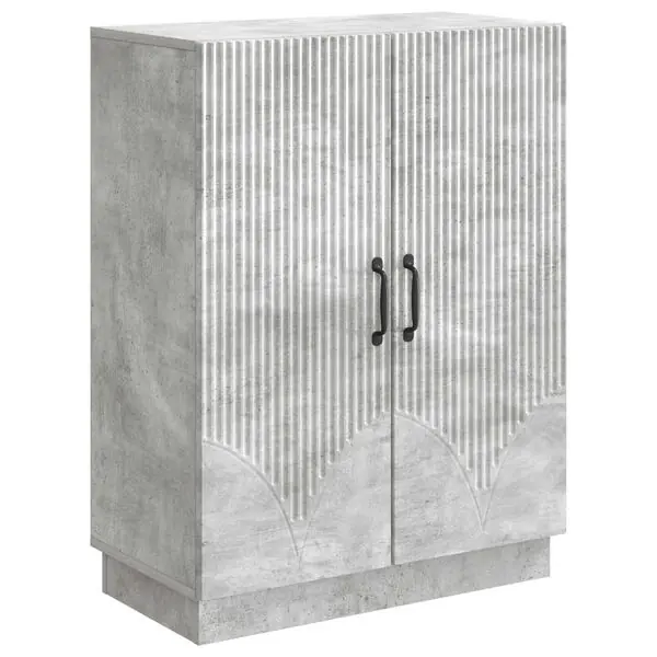 risnedsättning vidaXL Sideboard Betonggrå 66 x 34,5 x 87 cm Konstruerat trä