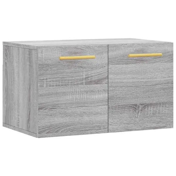 vidaXL Väggskåp grå sonoma 60x36,5x35 cm konstruerat trä Utförsäljning