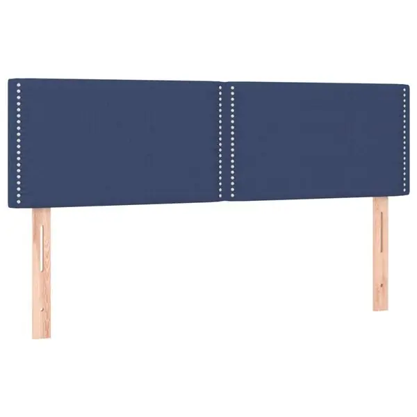 vidaXL Sänggavlar blå 144x5x78/88 cm tyg Beställ idag
