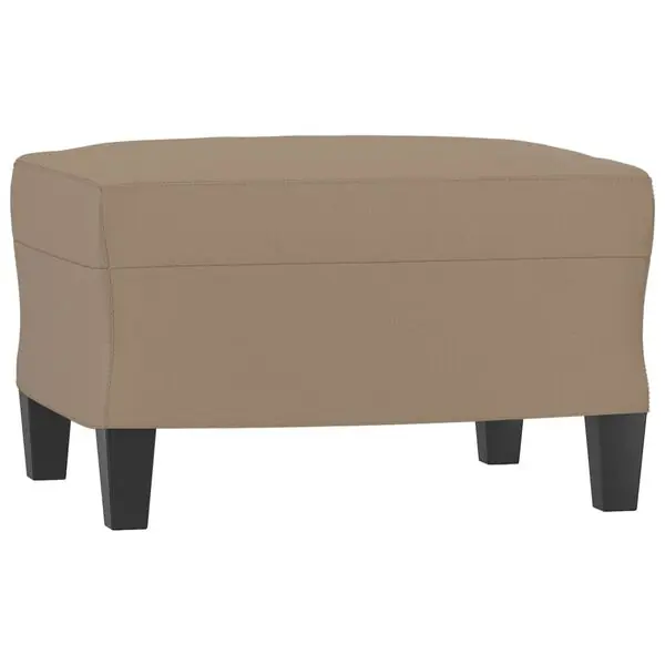Beställ idag vidaXL Fotpall cappuccino 60x50x41 cm konstläder