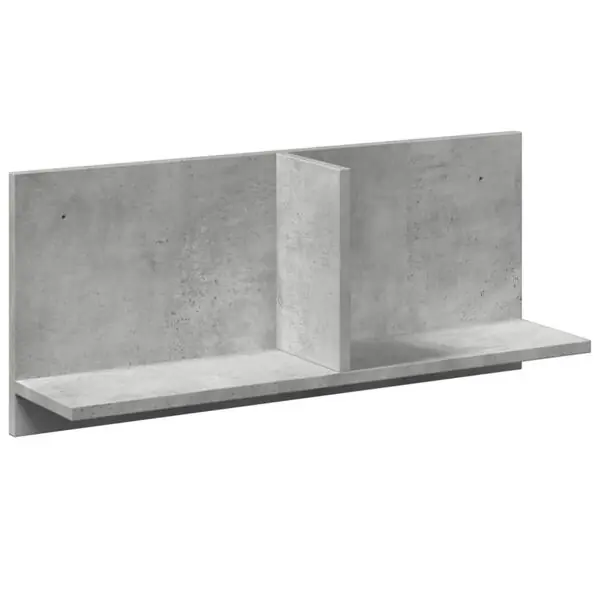 vidaXL Väggskåp 70x16,5x30 cm betonggrå konstruerat trä Köp online