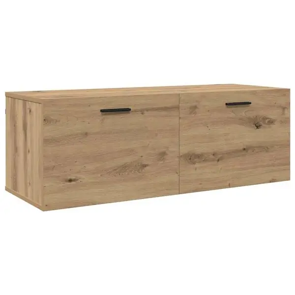 Rea vidaXL Väggmonterat skåp Artisan Ek 100 x 36,5 x 35 cm Konstruerat trä