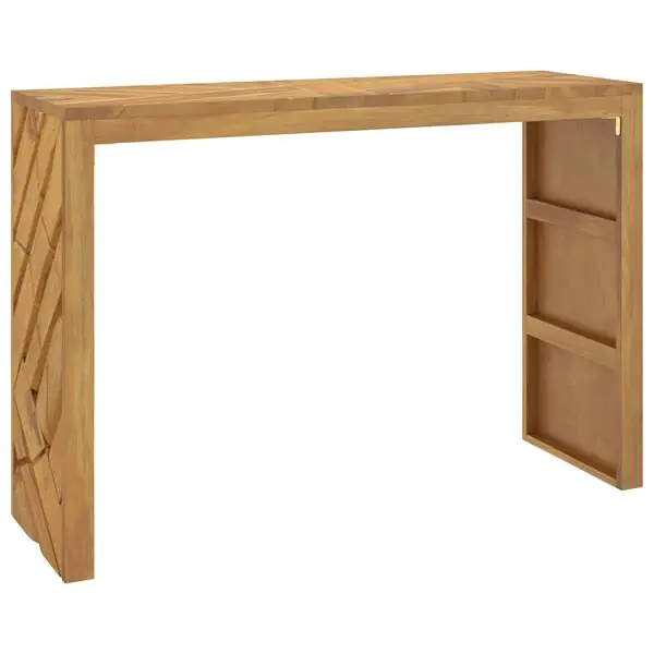 Bästa pris vidaXL Avlastningsbord 110x35x75 cm massiv teak