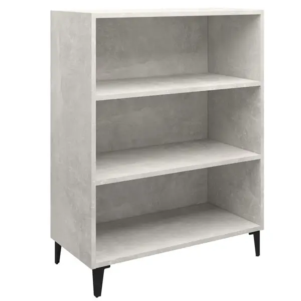 Nyhet vidaXL Skänk betonggrå 69,5x32,5x90 cm konstruerat trä