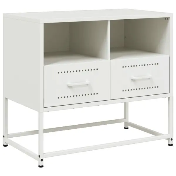 vidaXL TV-skåp vit 68x39x60,5 cm stål Beställ nu