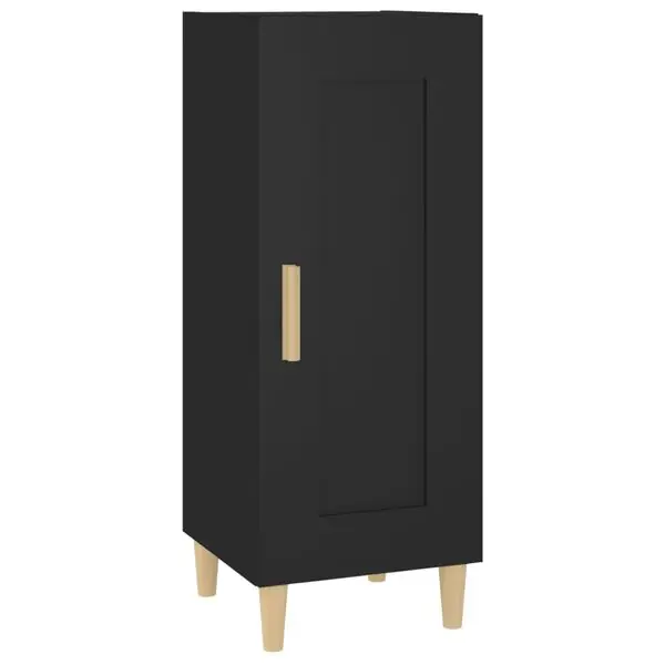 vidaXL Skänk svart 34,5x34x90 cm konstruerat trä Rabatter