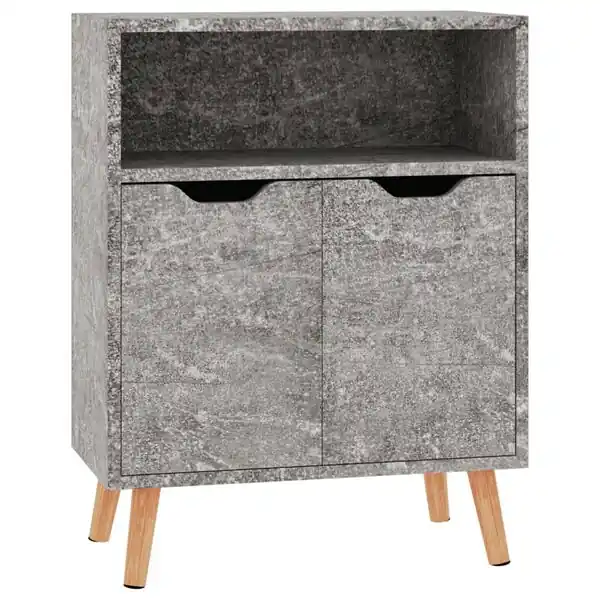 vidaXL Skänk betonggrå 60x30x72 cm konstruerat trä Kampanj