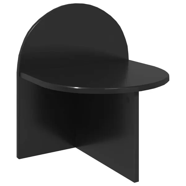 Kampanj vidaXL Sängbord Svart ek 40 x 35,5 x 45,5 cm Konstruerat trä