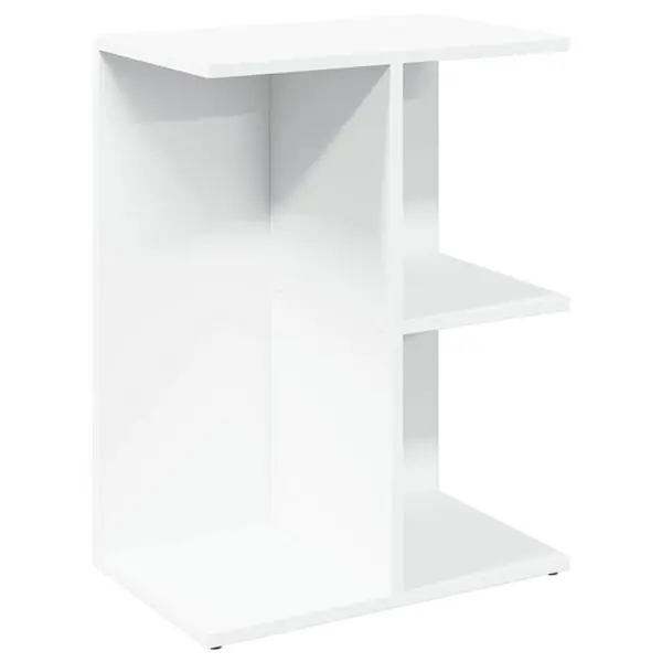 Erbjudandepris vidaXL Sängbord vit 46,5x29x61 cm konstruerat trä