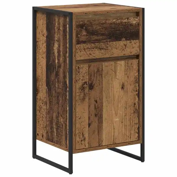 vidaXL Sideboard Gammalt trä 43 x 36 x 75,5 cm Konstruerat trä Lågt pris