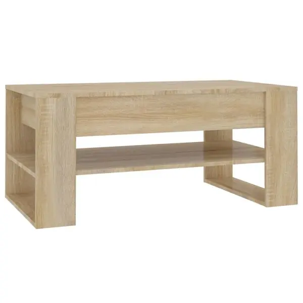 Handla nu vidaXL Soffbord sonoma-ek 102x55x45 cm konstruerat trä