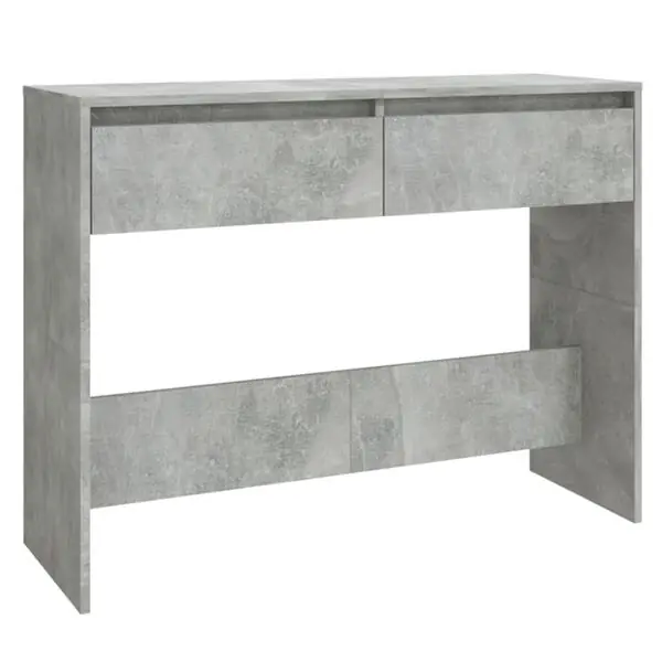 Billig vidaXL Konsolbord betonggrå 100x35x76,5 cm konstruerat trä