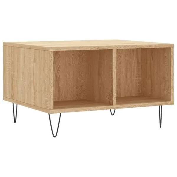 vidaXL Soffbord sonoma-ek 60x50x36,5 cm konstruerat trä Lägg i varukorgen