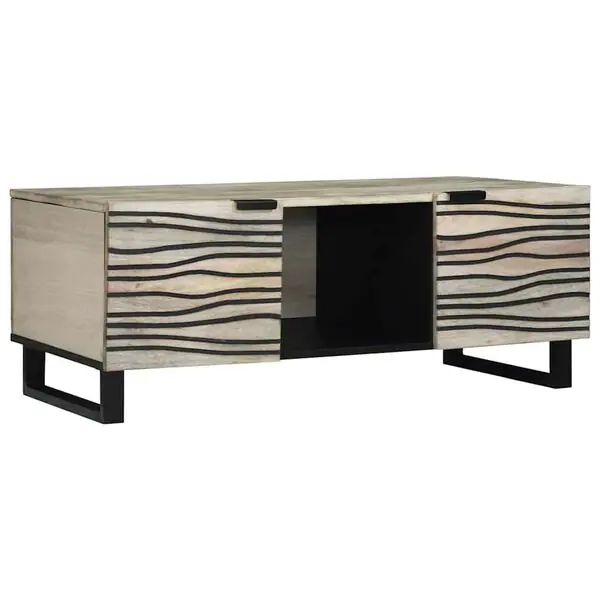 Sänkt pris vidaXL Kaffeebord Vit 100 x 54 x 40 cm Konstruerat trä
