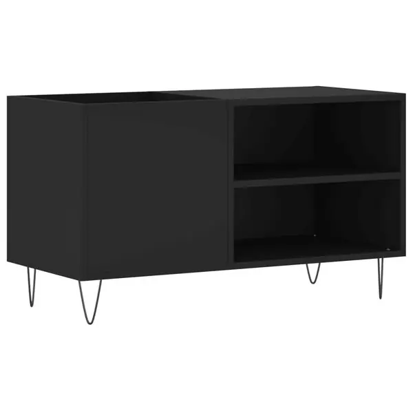 vidaXL Stereobänk svart 85x38x48 cm konstruerat trä Begränsat erbjudande