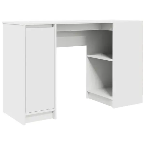 vidaXL Skrivbord vit 120x42x76 cm konstruerat trä Utförsäljning
