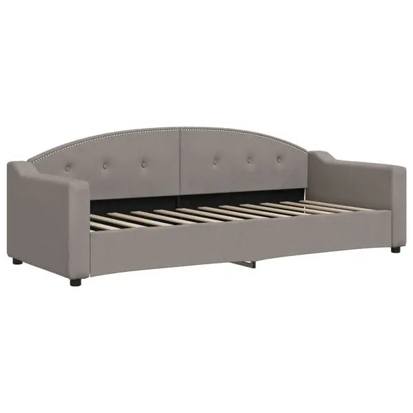 vidaXL Dagbädd taupe 80x200 cm tyg Lågt pris