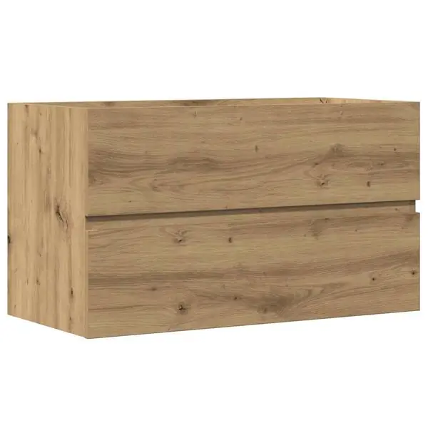 vidaXL Badrumsskåp ek 80x38,5x45 cm konstruerat trä Populär