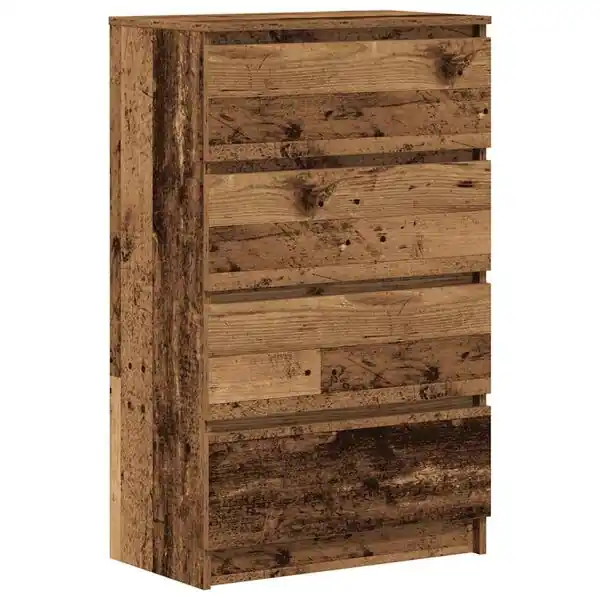 Nyhet vidaXL Skänk gammalt trä 60x35x98,5 cm konstruerat trä