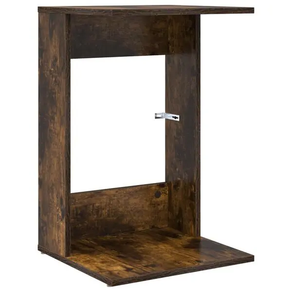 vidaXL Sidobord Rökt ek 40 x 38 x 62,5 cm Konstruerat trä Köp online