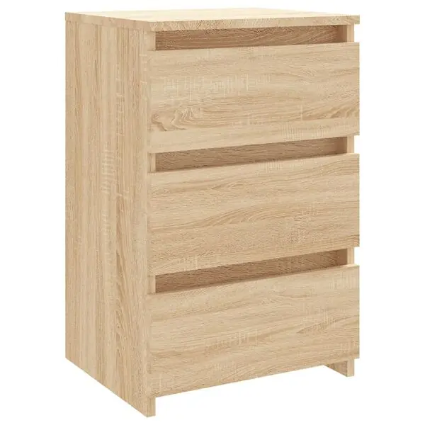 Outlet vidaXL Sängbord sonoma-ek 40x35x62,5 cm konstruerat trä